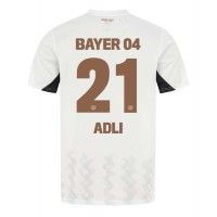 Camisa de Futebol Bayer Leverkusen Amine Adli #21 Equipamento Secundário 2024-25 Manga Curta